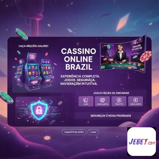 Aplicativo jebet com interface intuitiva para cassino online.